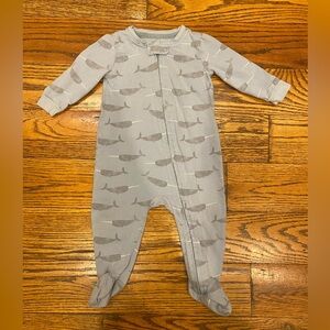 GAP Narwhal Pattern Kids Footie - 6-9 mo